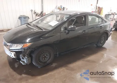 2012 Honda Civic Lx z USA, uszkodzony, nr VIN 2HGFB2F55CH566353